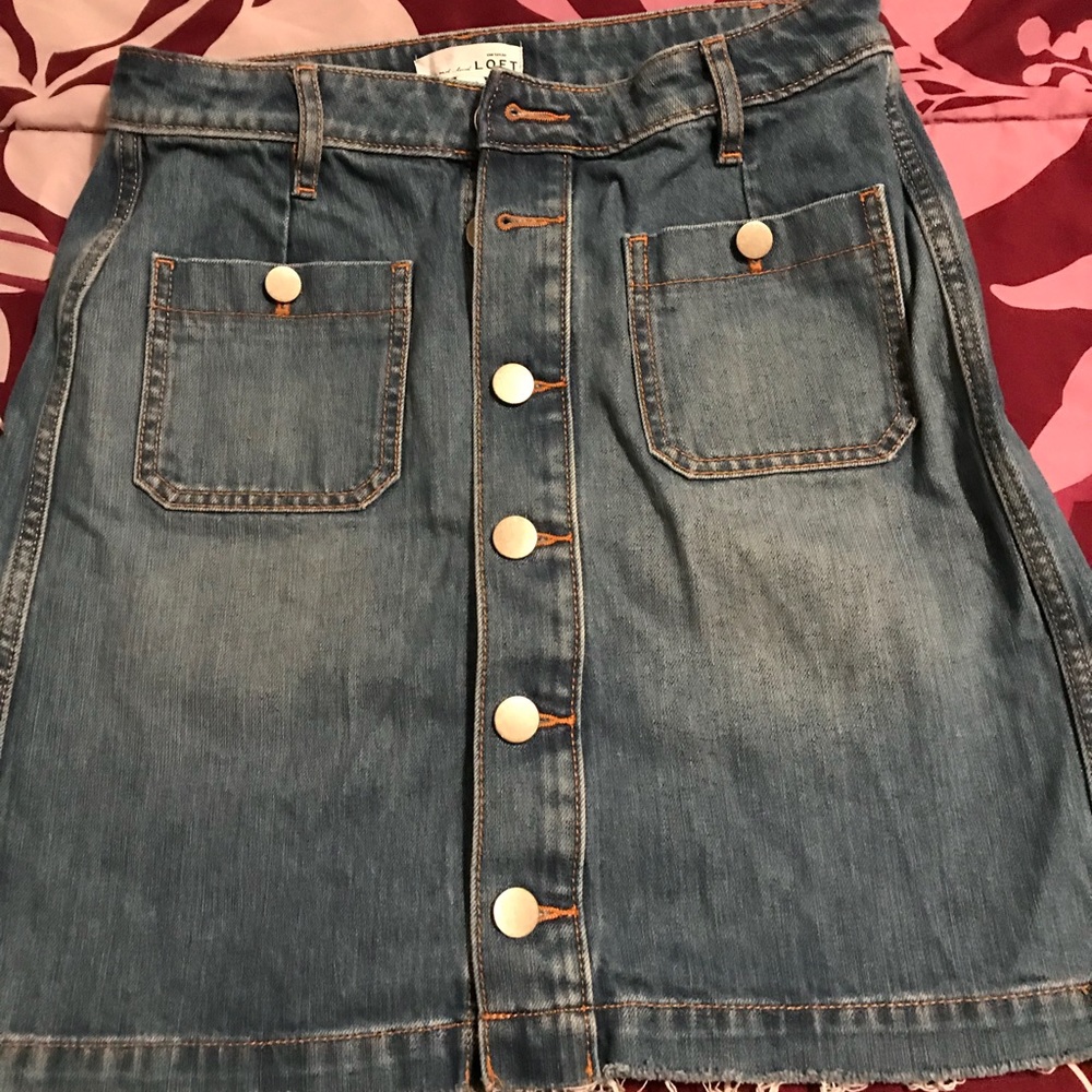 Denim skirt